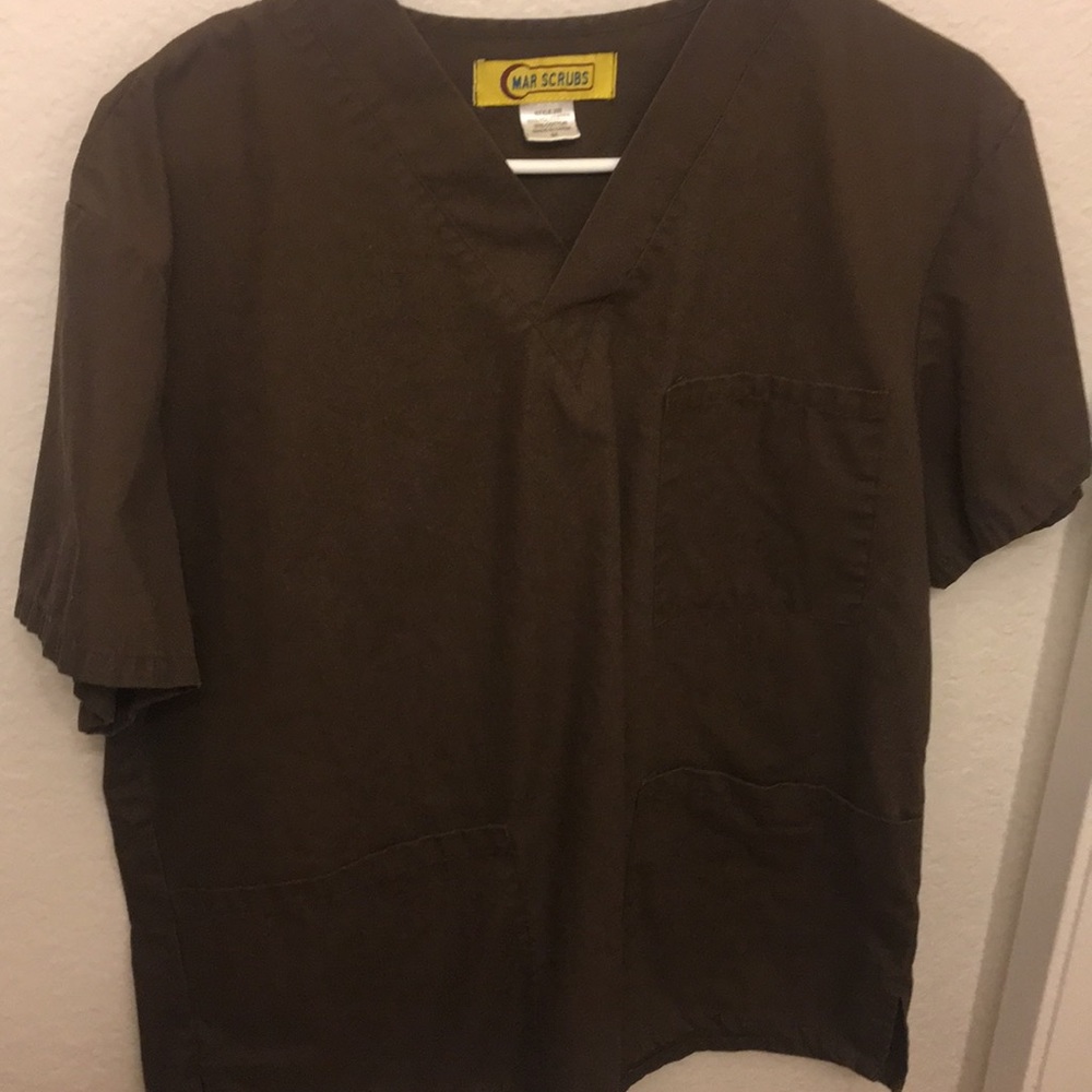Brown scrub set